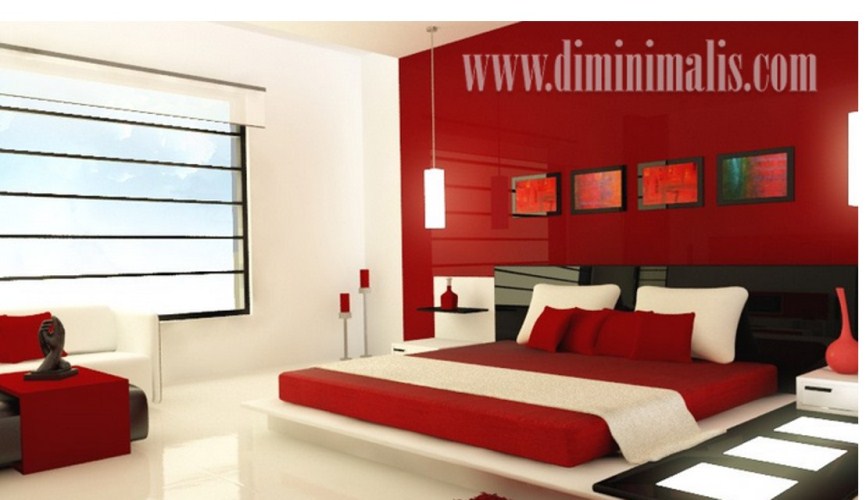 4 Ide Desain Kamar Merah Putih Dengan Hasil Bagus Dan Elegan