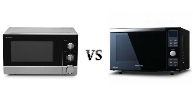 Microwave oven Sharp R-21D0(S)N atau Panasonic NN-DF383B?